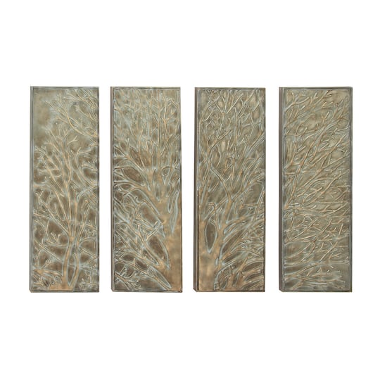 Green Metal Rustic Wall Décor Accent Set